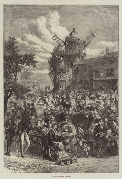 A Saturday Half Holiday by David Henry Friston